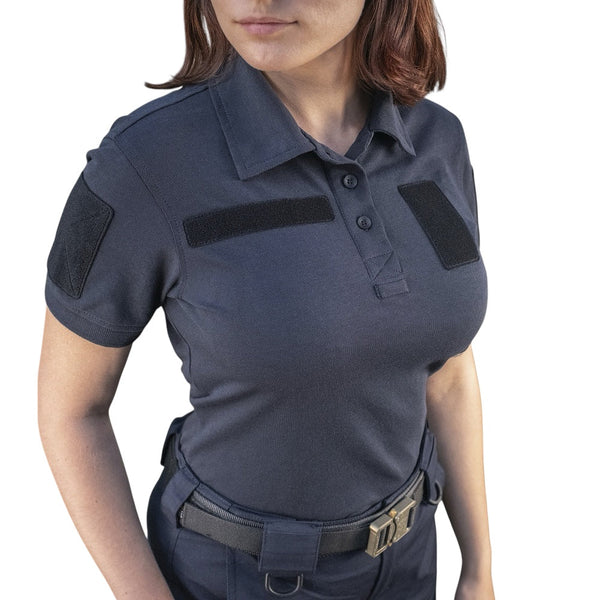 Tricou tactic polo dama navy blue M - TAC | Echipament tactic WARGEAR