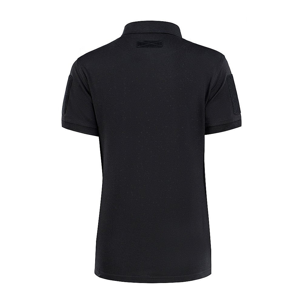 Tricou tactic polo dama negru M - TAC | Echipament tactic WARGEAR