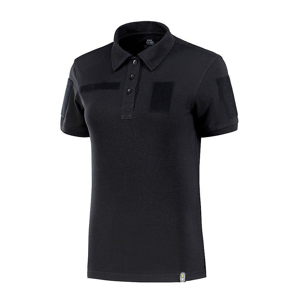 Tricou tactic polo dama negru M - TAC | Echipament tactic WARGEAR