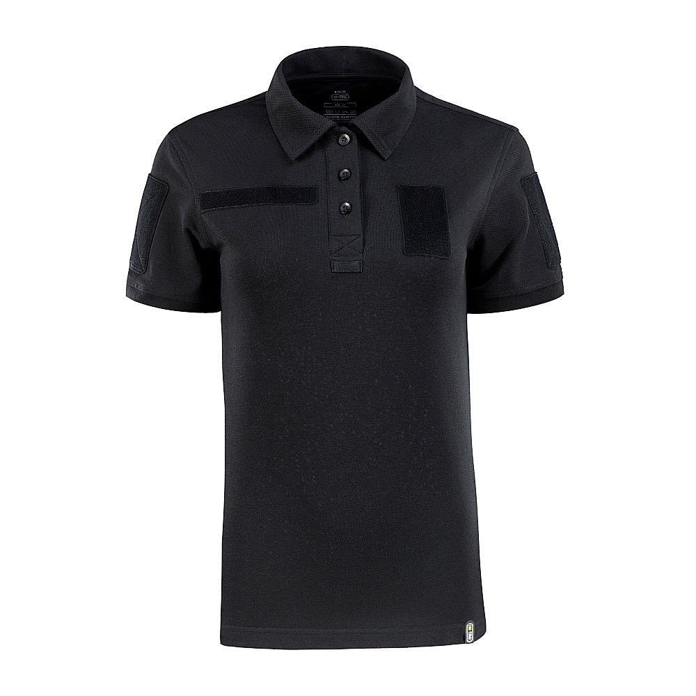 Tricou tactic polo dama negru M - TAC | Echipament tactic WARGEAR