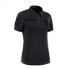 Tricou tactic polo dama negru M - TAC | Echipament tactic WARGEAR