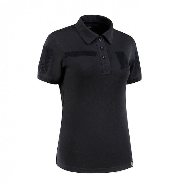 Tricou tactic polo dama negru M - TAC | Echipament tactic WARGEAR