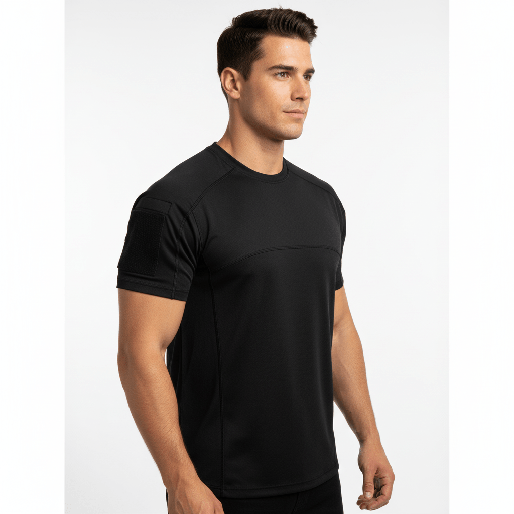 Tricou tactic TRIDENT BATTLE negru CONDOR | Echipament tactic WARGEAR