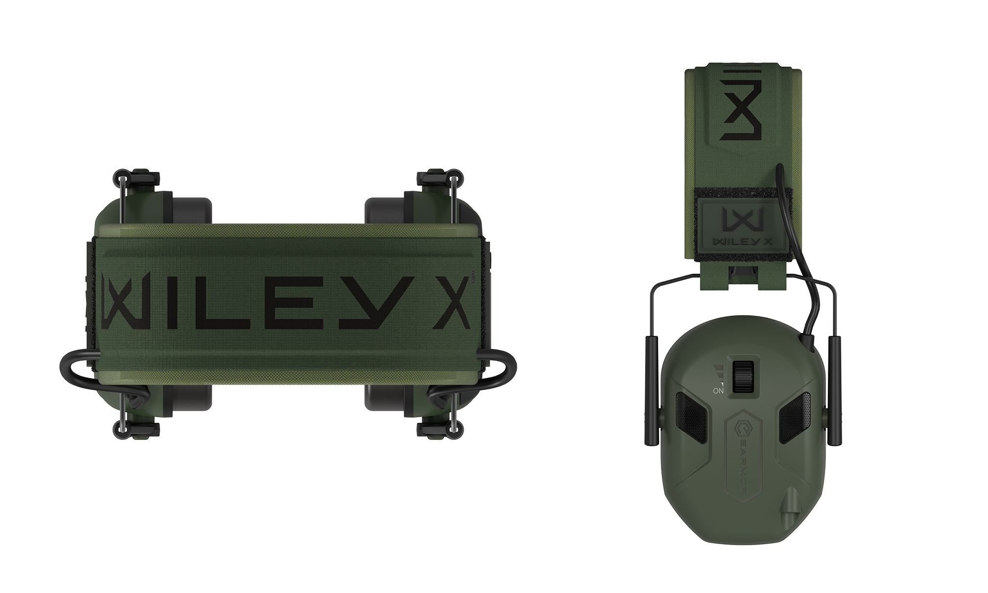Wiley X® Shooting Range Kit VAPOR COMM – Ochelari balistici cu 3 lentile + Casti antifonice EARMOR® M300WXJ – Editie limitata  WARGEAR