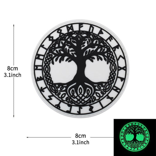 Velcro Patch Copacul Vietii Fosforescent | WARGEAR RO