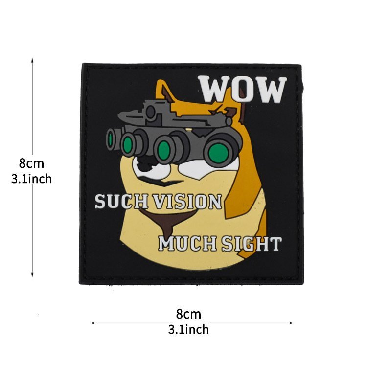 Velcro Patch DOGE NVG – PVC | WARGEAR RO