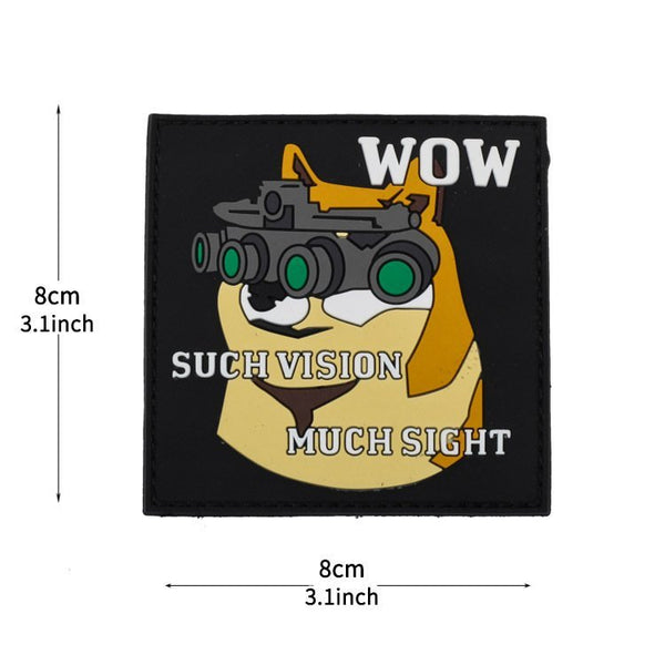 Velcro Patch DOGE NVG – PVC | WARGEAR RO