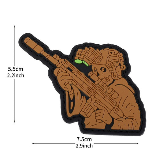 Velcro Patch Ghost Shooter | WARGEAR RO