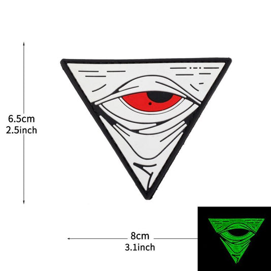Velcro Patch ILLUMINATI Fosforescent PVC | WARGEAR RO