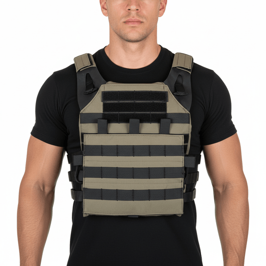 Vesta Tactica Plate Carrier Panou de Asalt – Specna Arms SATAC Ranger Green | Echipament tactic WARGEAR