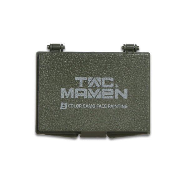 Vopsea Camuflaj Față Tac Maven – 5 Culori, Cutie Etanșă cu Oglindă | WARGEAR RO
