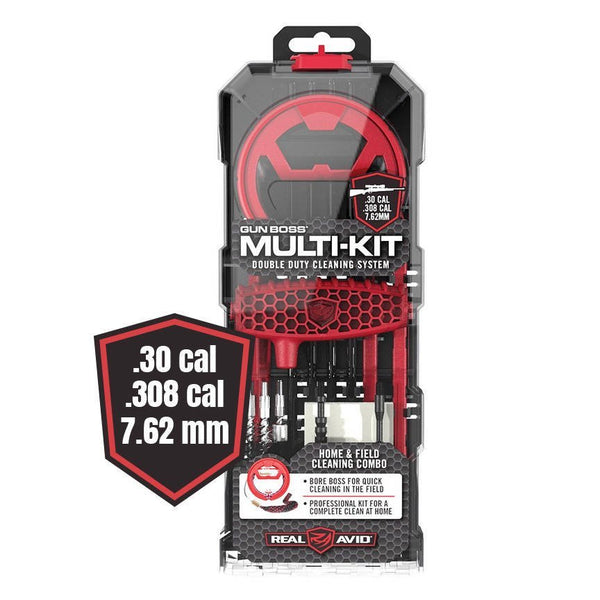 GUN BOSS® MULTI - KIT Curatare 7.62 / .308 CAL / .30 CAL REAL AVID | Echipament tactic WARGEAR